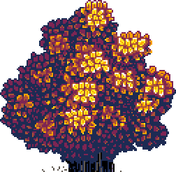 Tree top plain tree at bottom of page below 'Sheeba' box in Autumn Garden