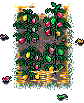 Autumn Patch Sweet Peppers (Straw : B)