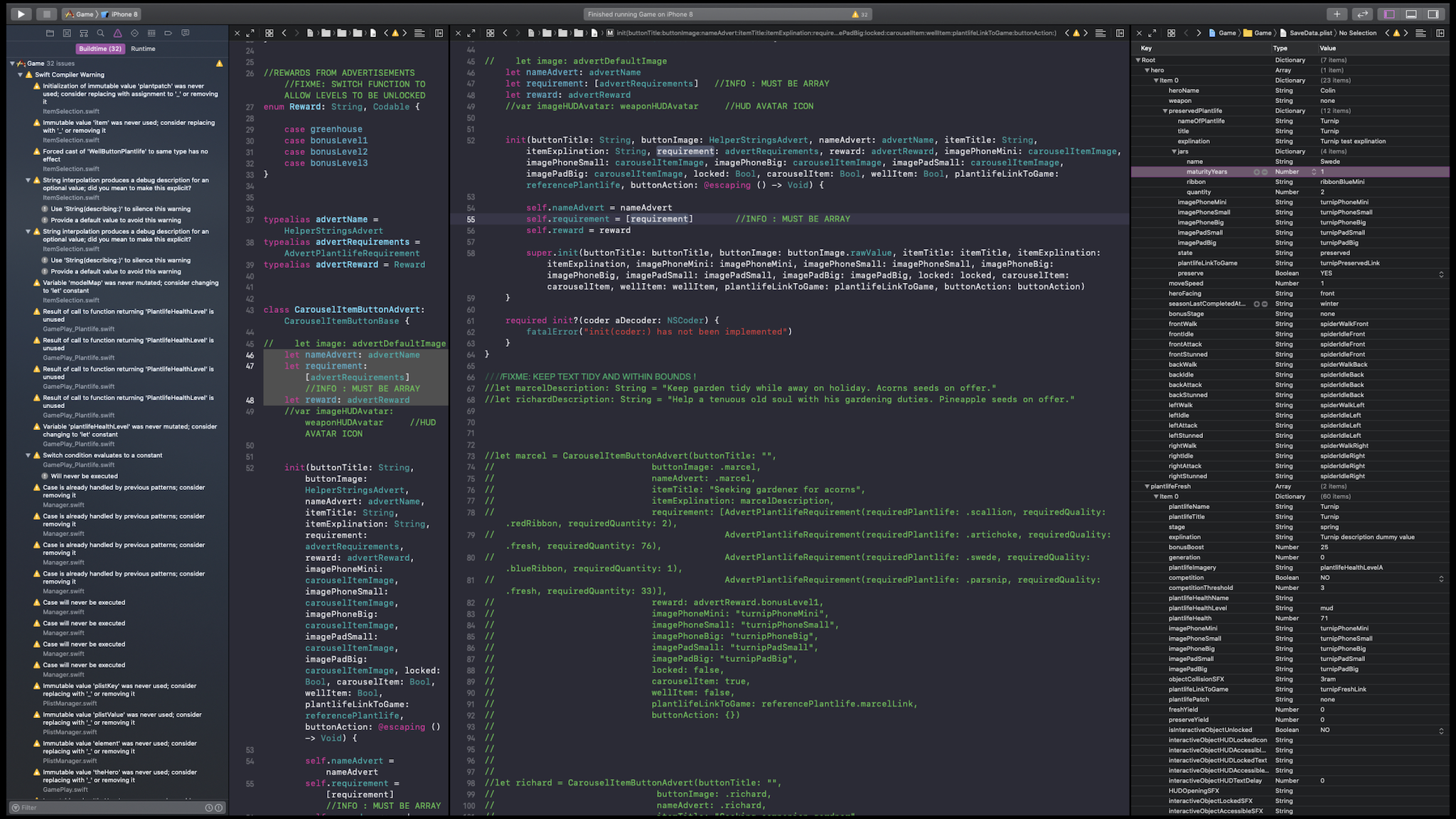 Info Box : Skills Employed
