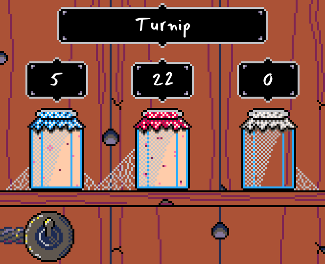 Info Box : Game Mechanic : Inventory (bottom image) for Spring