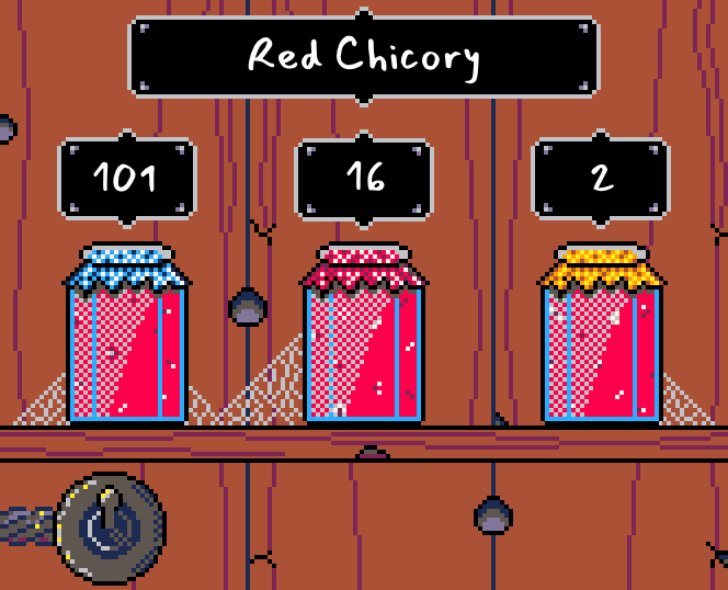 Info Box : Game Mechanic : Inventory (bottom image) for Winter