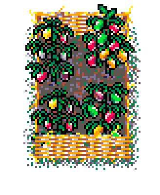 Info Box Collage Grid Autumn Plant Patch SweetPeppers (Straw)