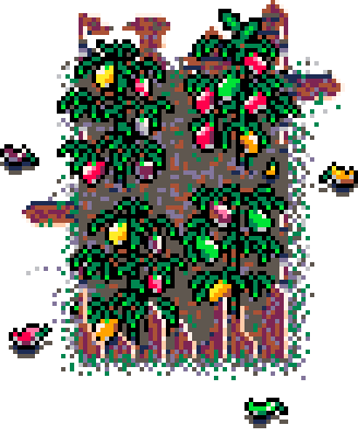 Autumn Patch Sweet Peppers (Wood : B)