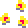 Three yellow flowers facing outward from one another, nearest to a newd tree, their petals bright against the snow, in Winter Garden