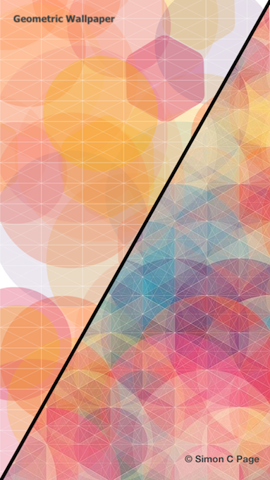 Contrasting images of the apps output and the original artwork used to draw inspiration from